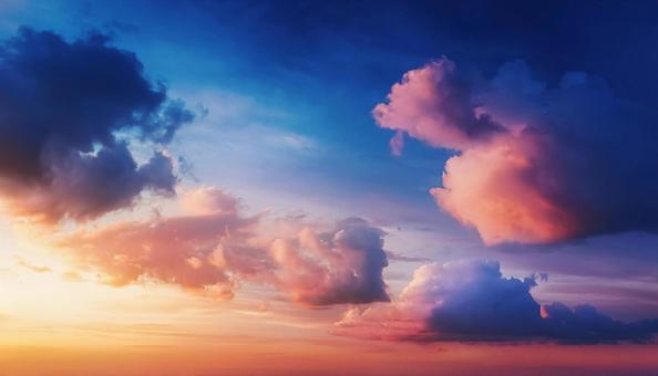 夕焼け空 夕焼け空の写真