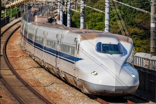 N700系新幹線 N700系新幹線 新幹線,n700系,鉄道の写真素材