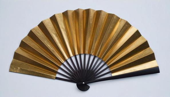 金色の扇 金色の扇の写真