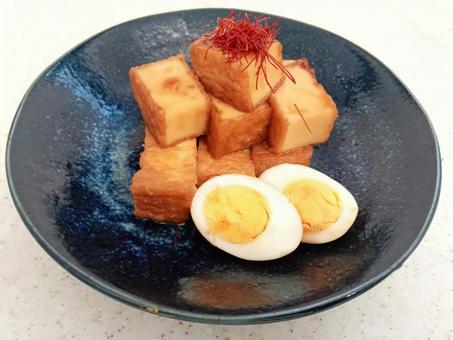 厚揚げの煮物 食べ物,煮物,厚揚げの写真素材