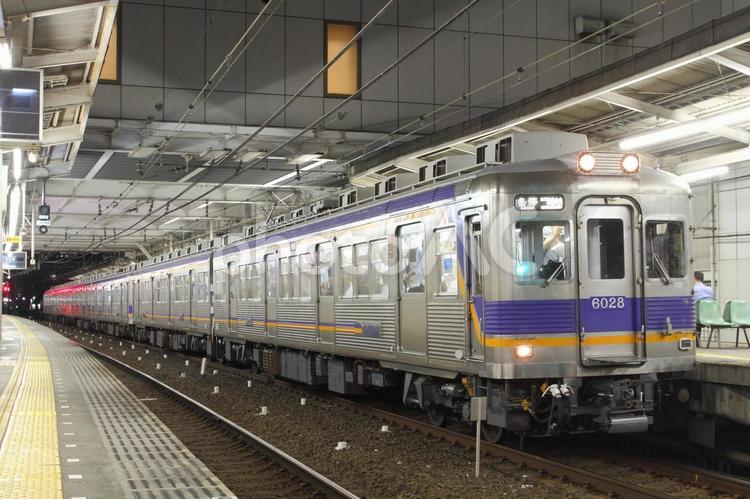 南海電鉄高野線、6000系車両 鉄道,交通,電車の写真素材