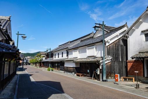 旧長崎街道 塩田宿の街並み 旧長崎街道 塩田宿の街並み 塩田,旧長崎街道,街並みの写真素材