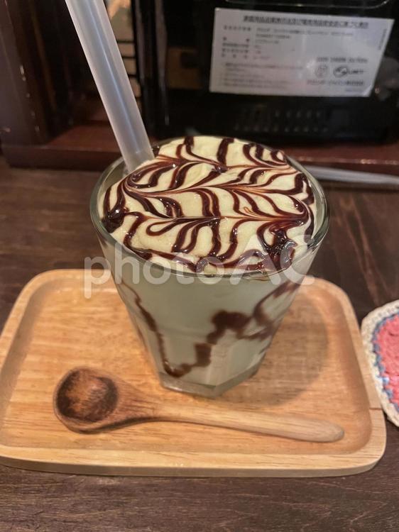 カフェの甘くておいしい飲み物 甘い,おいしい,飲み物の写真素材