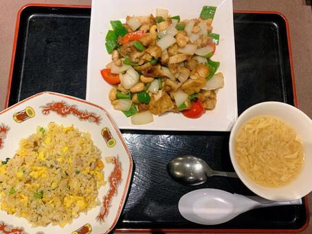 中華料理のセット 中華料理,中華,セットの写真素材