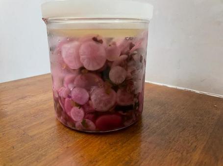 日野菜漬け　さくら漬け　漬け物　作り置き 日野菜漬け,さくら漬け,漬け物の写真素材