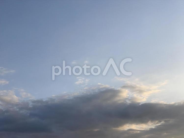 何気ない夕暮れ 何人もありません,空,自然の写真素材