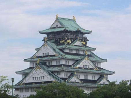 大阪城イメージ素材 大阪城イメージ素材の写真