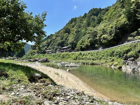 夏の川 夏の川 夏,川,川遊びの写真素材