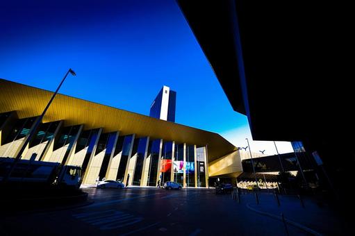 メルボルン展示場の外観 メルボルン展示場の外観 展示場,建築,メルボルンの写真素材