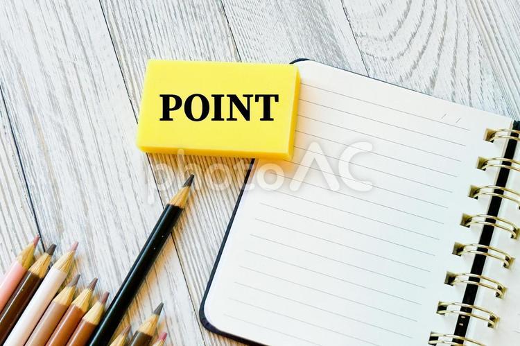 POINT ポイント ポイント,point,要点の写真素材