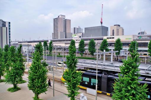 Photo, light line, utsunomiya light rail, tram, 