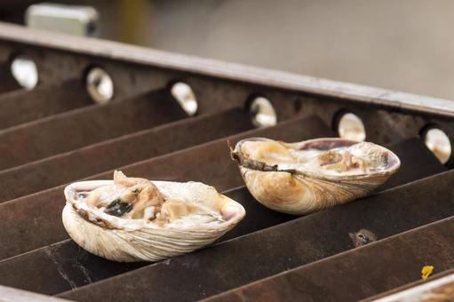 焼き大あさり7（田原市） 大あさり,貝,食材の写真素材