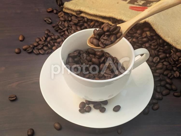 香ばしいコーヒー12 コーヒー,コーヒー豆,珈琲の写真素材