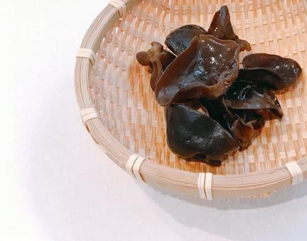きくらげ きくらげ きくらげ,乾物,乾燥の写真素材