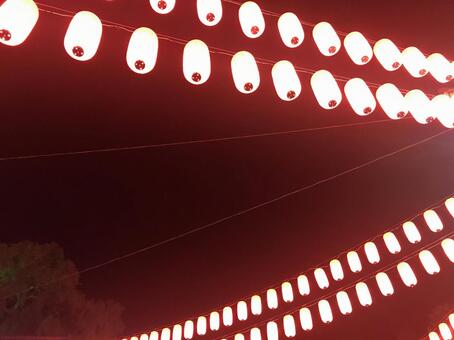 ちょうちん ちょうちん,夏祭り,お祭りの写真素材