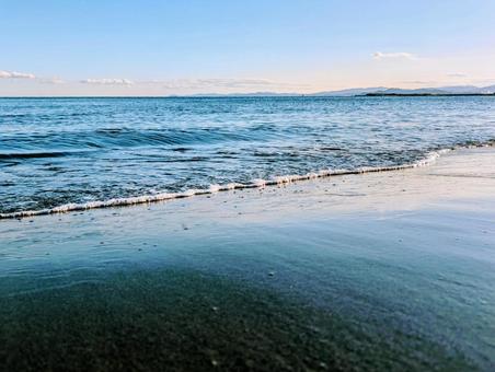 ビーチ5 ビーチ5 ビーチ,波,癒しの写真素材