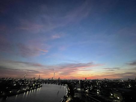 夕焼け 夕焼けの写真