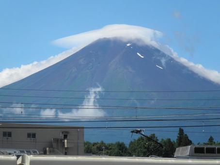 夏の富士山 夏の富士山の写真