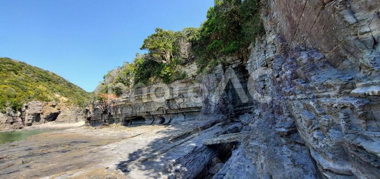 鳥毛洞窟（和歌山県日置）岩、自然、洞窟 自然,幻想的,屋外での写真素材