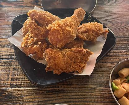 チキン チキン 食べ物,韓国,チキンの写真素材