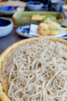 ざる蕎麦 縦 ざる蕎麦 縦の写真