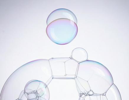 きれいなシャボン玉 02の写真