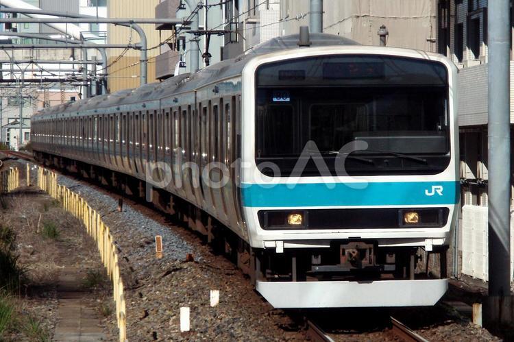 京浜東北線209系500番台電車 jr東日本,京浜東北線,209系の写真素材