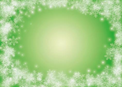 Snowflake texture background (green), fondo, invierno, nieve, JPG