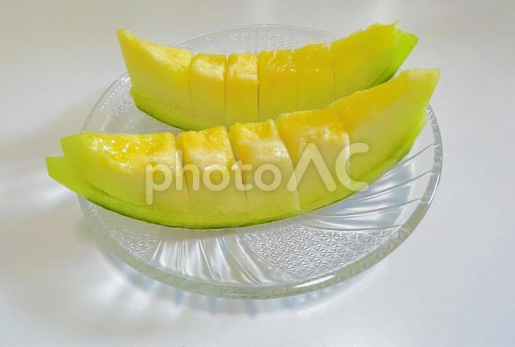 メロン② メロン,夏,果物の写真素材