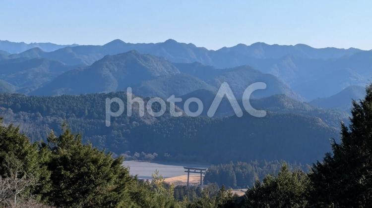 熊野古道　ちょっと寄り道展望台 ちょっと寄り道展望台,熊野古道,天気の写真素材