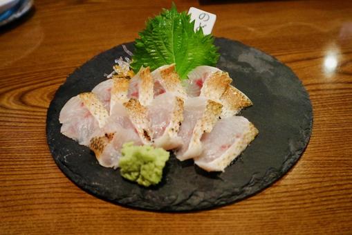 のどぐろの刺身の写真