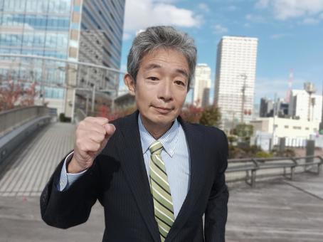 シニア男性サラリーマン シニア,中年サラリーマン,中高年サラリーマンの写真素材