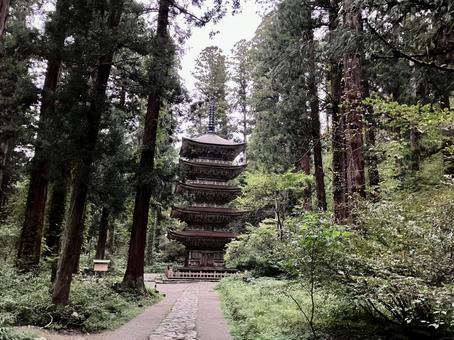 羽黒五重塔 羽黒五重塔の写真
