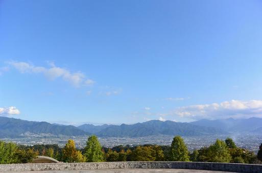 フルーツ公園 風景,山,景色の写真素材