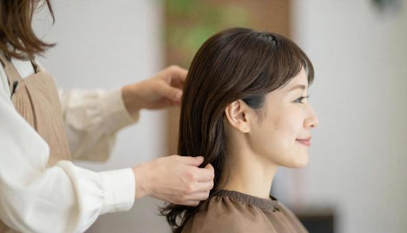 美容院 カット 美容院 カットの写真