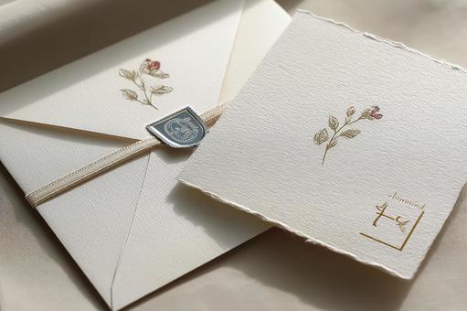 オーガニックレターセットのモックアップ オーガニックレターセットのモックアップの写真