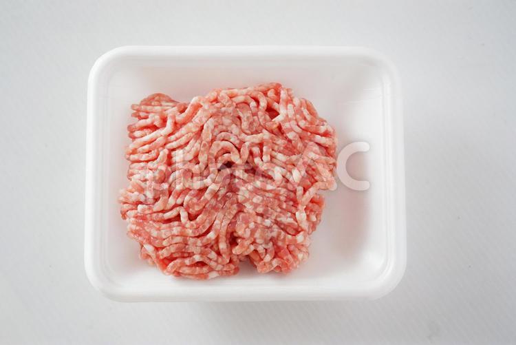豚肉ミンチ 豚肉,ミンチ,粗挽きの写真素材