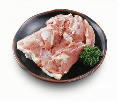 鶏モモ肉(生肉) 鶏モモ肉(生肉) 鶏もも肉,鶏肉,ぶつ切りの写真素材