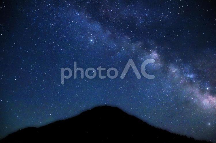 5月の星空・天の川 星空,天の川,天体の写真素材