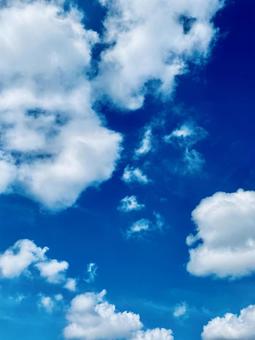 美しい青い空 美しい青い空の写真