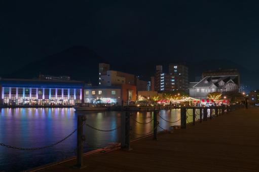 門司港の夜景 門司港,門司港レトロ,夜景の写真素材