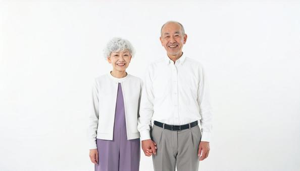 老夫婦 老夫婦の写真