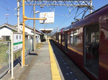 養老鉄道の揖斐駅 岐阜,岐阜県,養老鉄道の写真素材