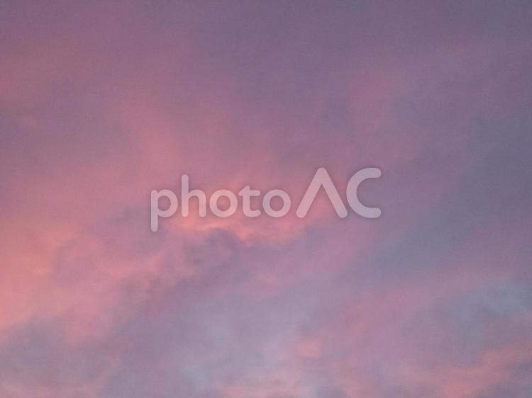 夕暮れの空 夕暮れ,オレンジ,空の写真素材
