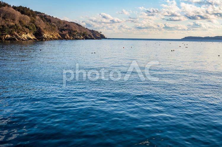 牡鹿半島の風景(46) 牡鹿半島,鮎川港,漁港の写真素材