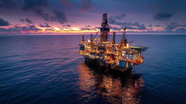 石油採掘プラントのイメージ05 石油採掘プラントのイメージ05の写真