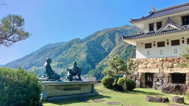 和田城 和田城 和田城,遠山郷,南信濃和田の写真素材