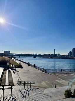 Photo, toyosu, beautiful, the scenery, 