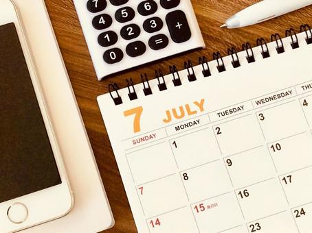 Photo, calendar, july, summer, 