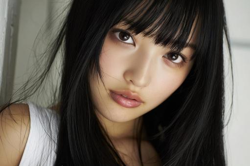 微笑の美しい日本女性 微笑の美しい日本女性の写真